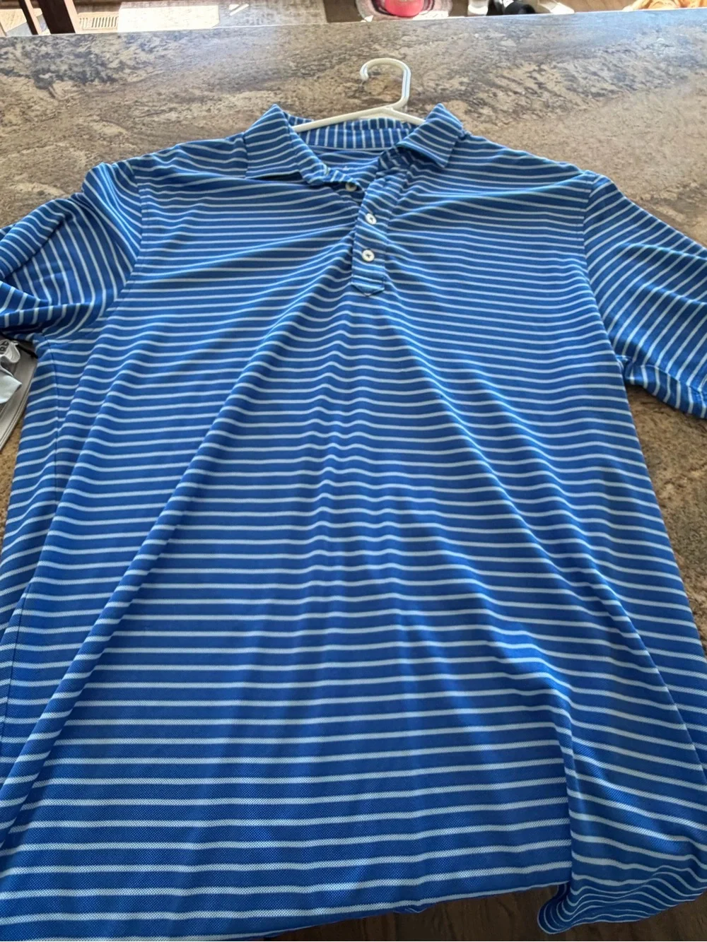 Bundle of 10 Men’s Medium Golf Polos.  Some new and others gently used branded